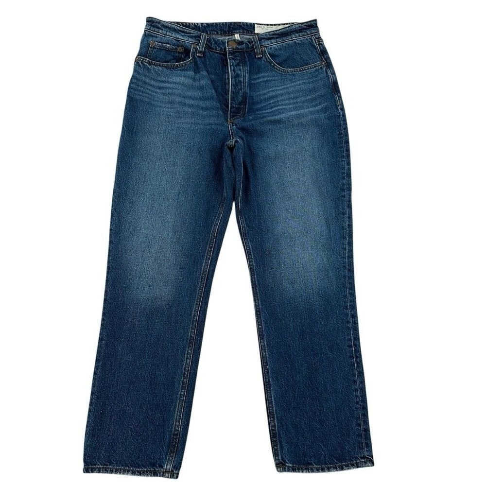 Rag & Bone Size 29 Nina High-Rise Ankle Cigarette Jeans Ash Blue WDD22F2896B4AS